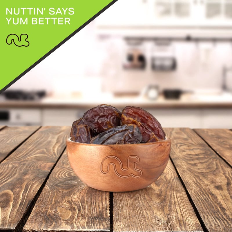NUT CRAVINGS - Sun Dried Jumbo Medjool Dates, No Sugar Added, Unsulphured (16oz, 1 LB) Bulk Dry Fruits Packed Fresh in Resealable Bag - Sweet Healthy Snack, Naturally Grown, Vegan, Kosher - Image 2
